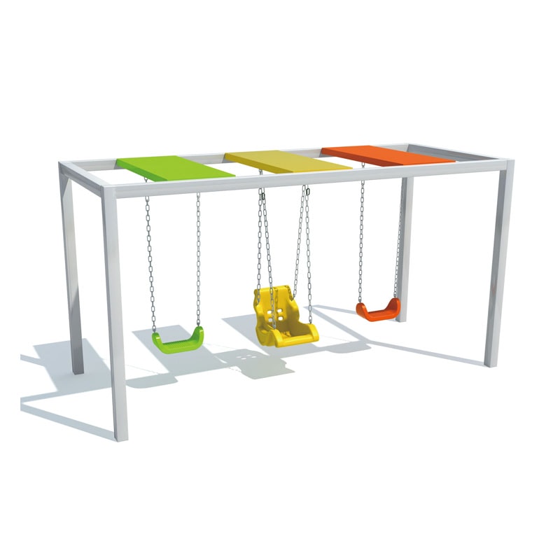 Three person swing